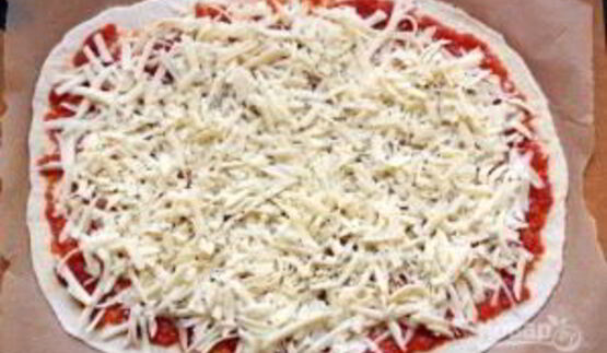 пицца на противне