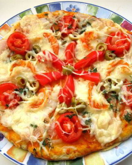 Рецепт пиццы на творожном тесте