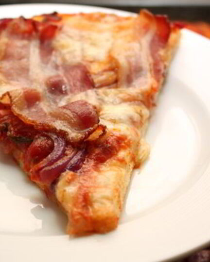 Рецепт пиццы с беконома