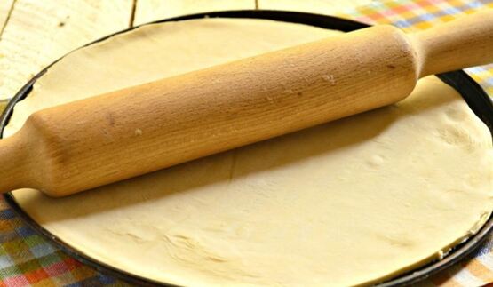 пицца с рисом и говядиной