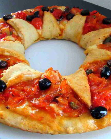 Рецепт пиццы цветок