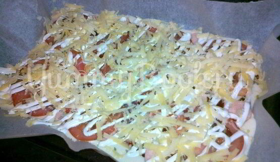 пицца вкусняшка на кефире