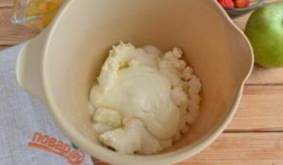 яблочная пицца с карамелью