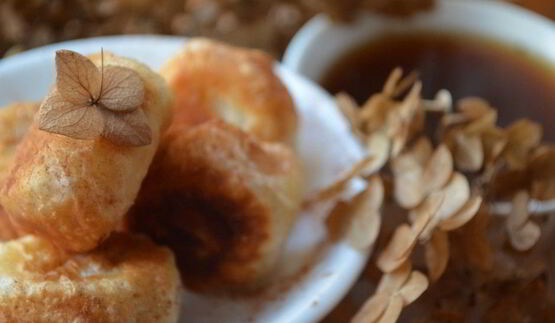 банановые пончики