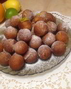 Лаймовые пончики на сгущенном молоке