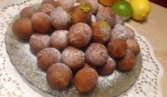 лаймовые пончики на сгущенном молоке