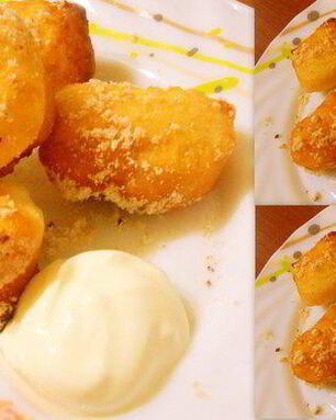 Лимонные мини-пончики