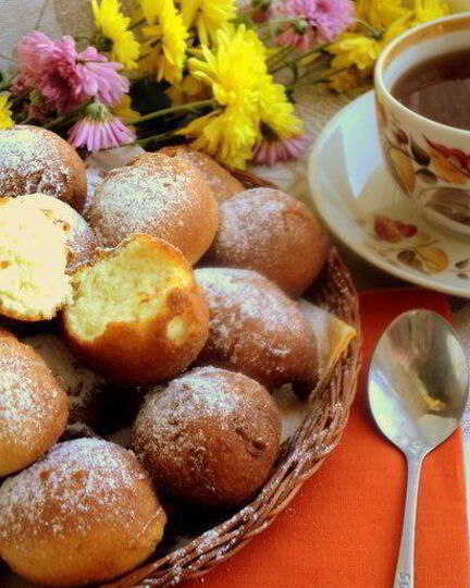 Рецепт пончиков на сгущенном молоке