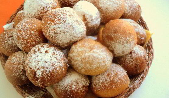 пончики на сгущенном молоке