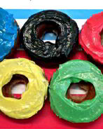 Пончики Олимпийские кольца