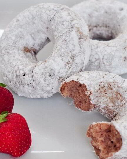 Рецепт пончиков с сахарной пудрой