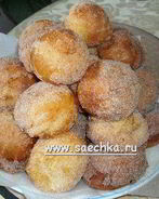 Пончики с творогом