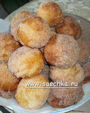 Пончики с творогом