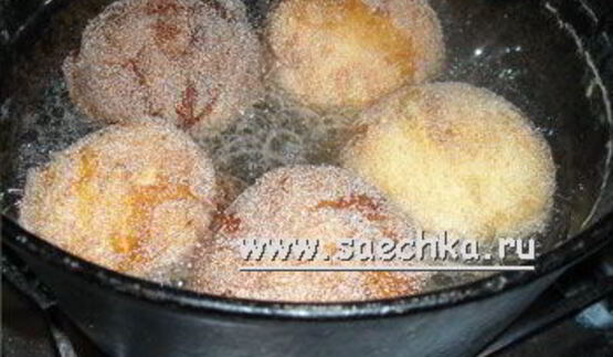 пончики с творогом