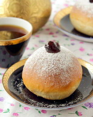 Пончики Суфганиет из духовки