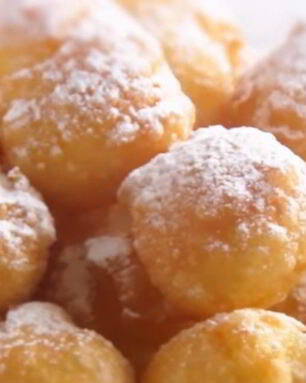 Пончики заварные по-французски