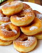 Пышные пончики из плавленого сыра