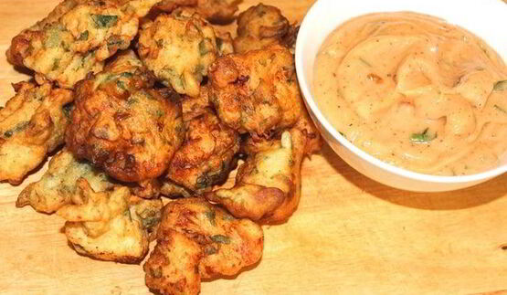 рыбные пончики из трески