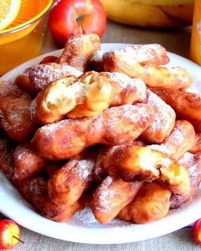 Творожные пончики-батончики