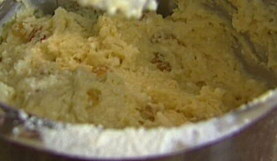 творожные пончики с яблоками