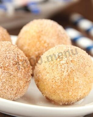 Творожные пончики во фритюре