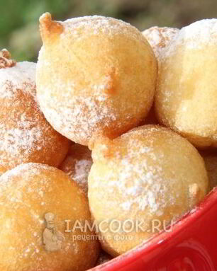 Воздушные пончики на кефире