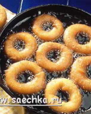 Яблочные пончики