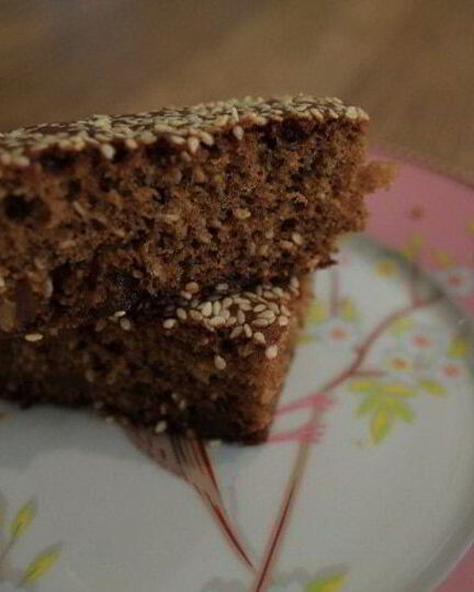 Рецепт коврижки с кунжутом и имбирем