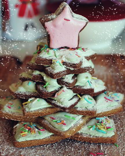 Рецепт мятной пряничной елки