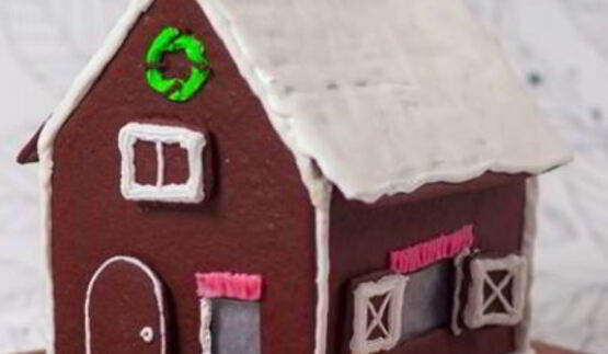 новогодний пряничный домик