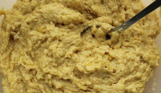 постная лимонная коврижка