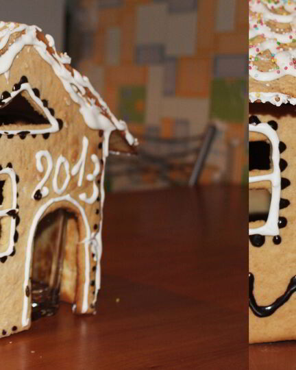 Рецепт пряничный дом с шоколадной глазурью