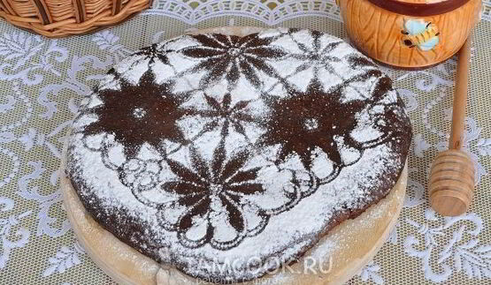 пряник шоколадный с вареньем