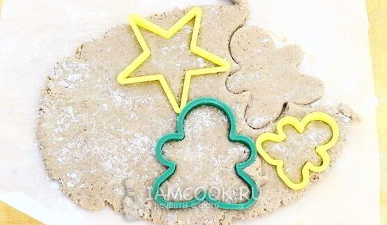 пряники рождественские с глазурью