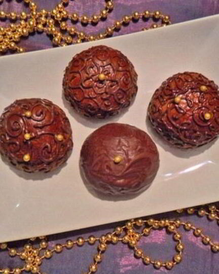 Рецепт пряников шоколадных из ржаной муки с начинкой