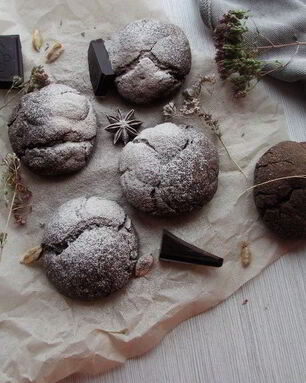 Шоколадно-ореховые пряники