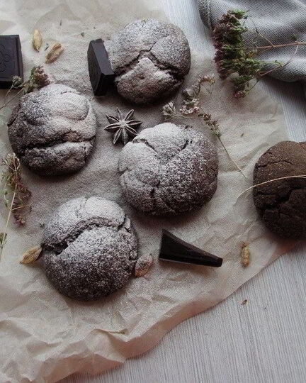 Рецепт шоколадна-ореховых пряники