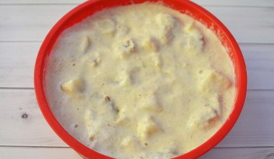 диетическая грушевая шарлотка