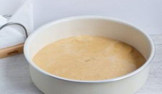 классическая шарлотка с яблоками и нектаринами