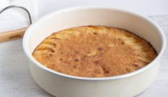 классическая шарлотка с яблоками и нектаринами