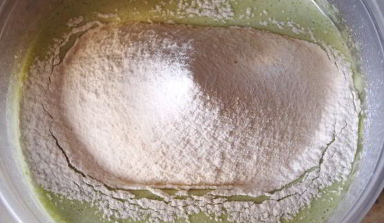 мятная шарлотка