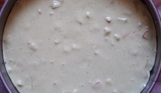 мятная шарлотка