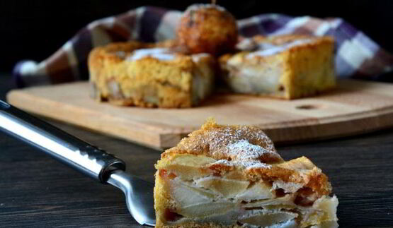 пьяная шарлотка