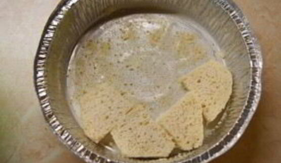 шарлотка из сухарей с яблоками