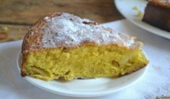 шарлотка классическая с яблоками