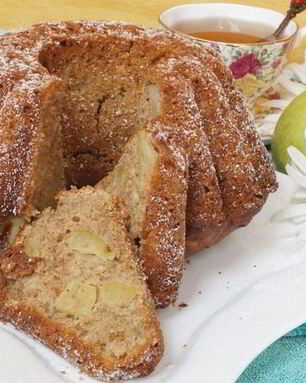 Шарлотка на кефире в духовке