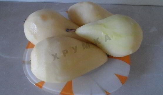 шарлотка с грушами в мультиварке