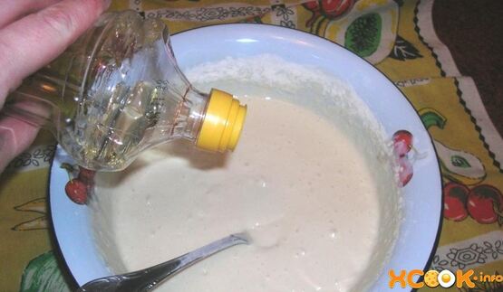 шарлотка с капустой