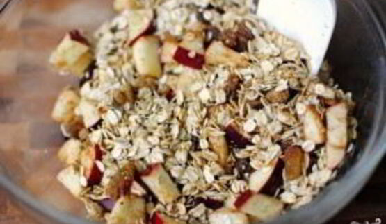 шарлотка с овсянкой