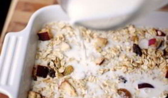 шарлотка с овсянкой